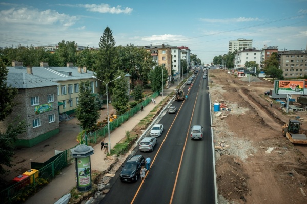 В будущем дорога соединит центр города с Восточным выездом В будущем дорога соединит центр города с Восточным выездом