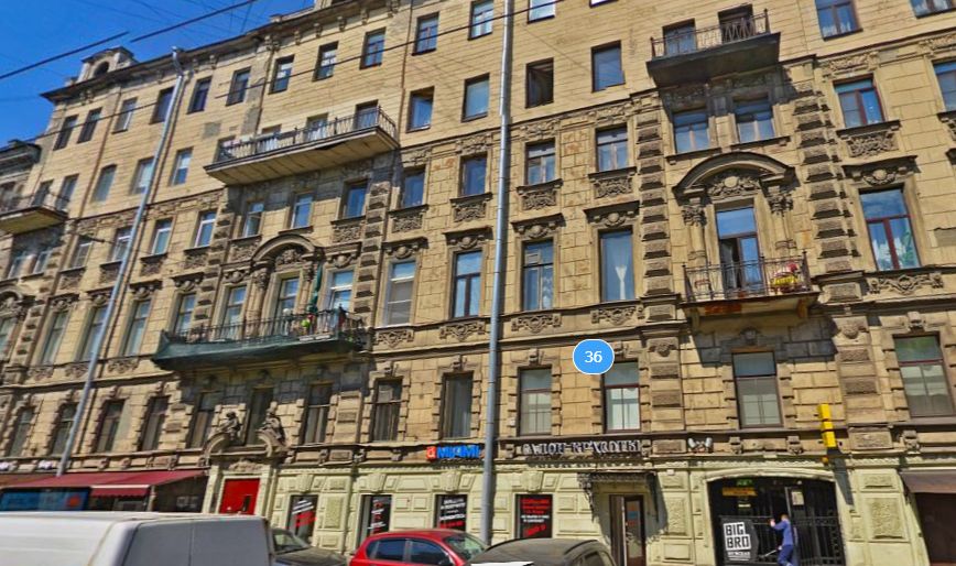 Чайковского, 36<br><br>скриншот с сайта «Яндекс.Карты»