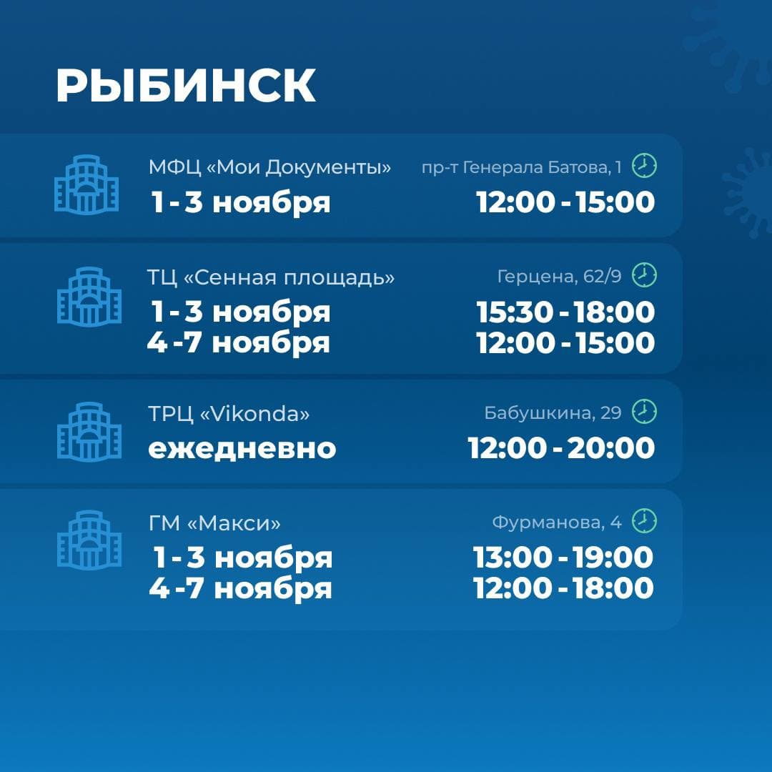 В Рыбинске прививку можно сделать даже в МФЦ В Рыбинске прививку можно сделать даже в МФЦ