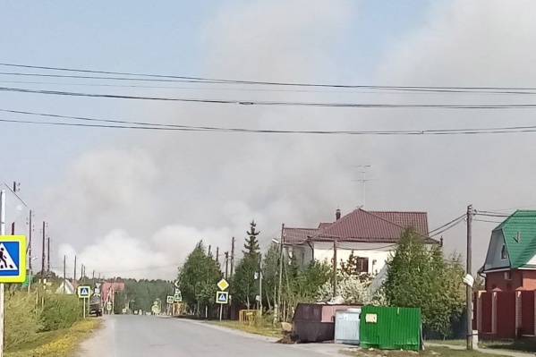 Это уже второй природный пожар в Тюменском районе Это уже второй природный пожар в Тюменском районе