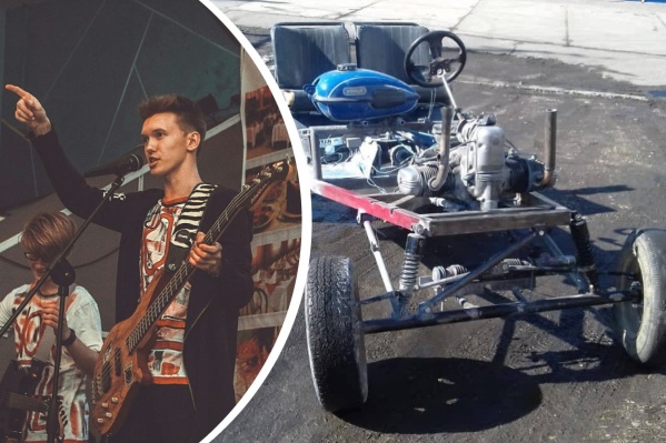 Парень собрал авто за 4 месяца Парень собрал авто за 4 месяца