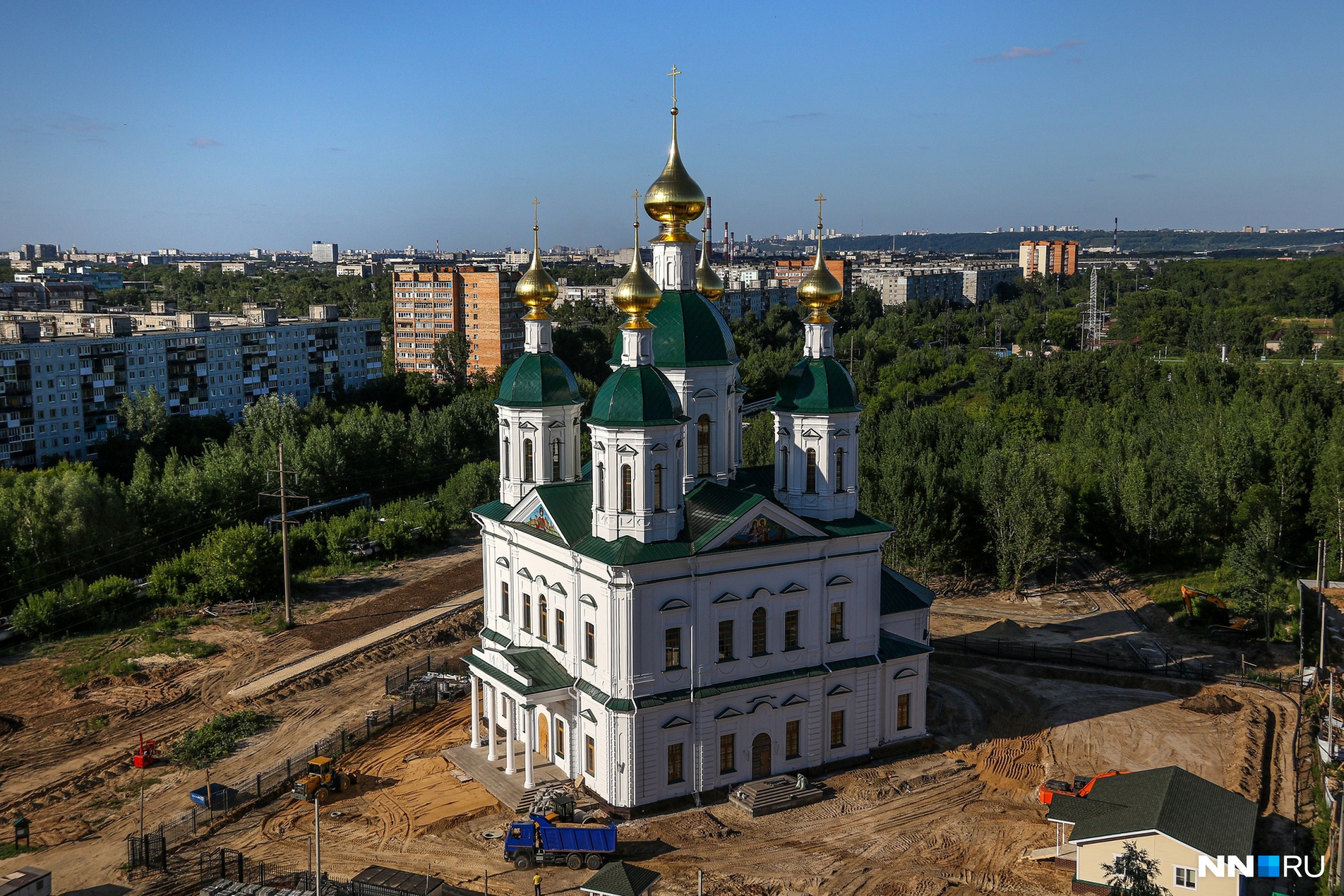 Стройплощадка храма в честь святого благоверного князя Георгия Всеволодовича