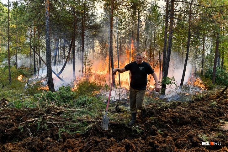 Пожары тушат как в лесах, так и на открытой местности