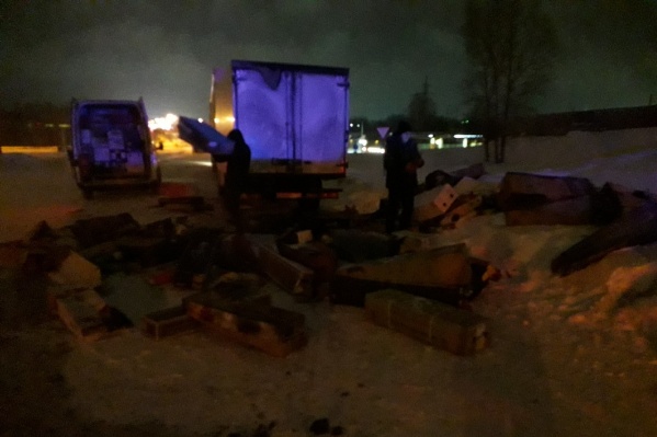 По словам свидетелей, груз «Газели» почти не пострадал По словам свидетелей, груз «Газели» почти не пострадал