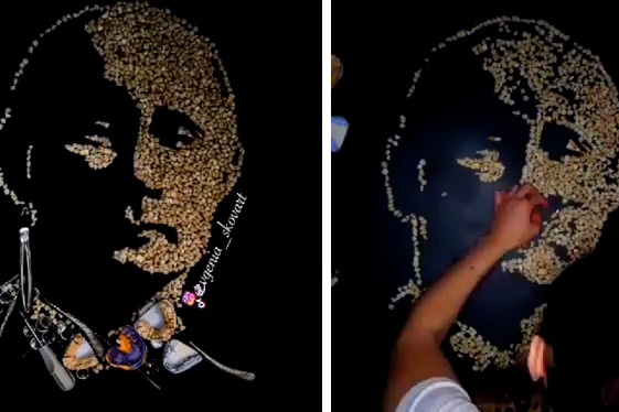 Уфимская художница выставила на аукцион портрет Путина из человеческих зубов за 2500 долларов