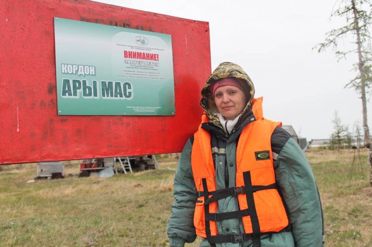 Наталья Аношина в 2016 году на территории заповедника