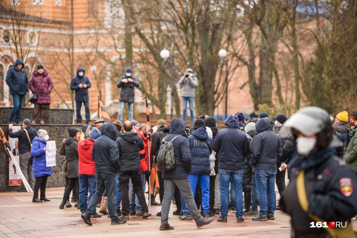 На второй несогласованной акции было меньше людей, чем 23 января