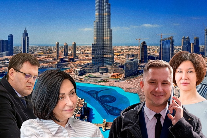 Владимир Шамне, Наталья Котова, Александр Егоров и Наталья Лугачёва (слева направо) провели в командировке в Дубае 8 дней