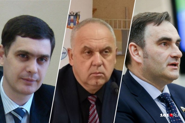 Слева направо — Савельев, Окунев, Кобзев Слева направо — Савельев, Окунев, Кобзев