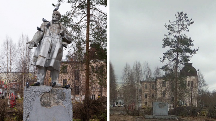 Из сквера в Соломбале убрали памятник Ленину: вернут ли его
