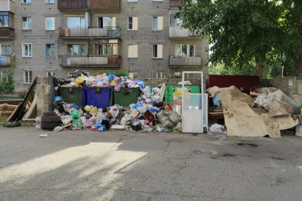Столько мусора на прошлой неделе накопилось на улице Крылова, 63 Столько мусора на прошлой неделе накопилось на улице Крылова, 63