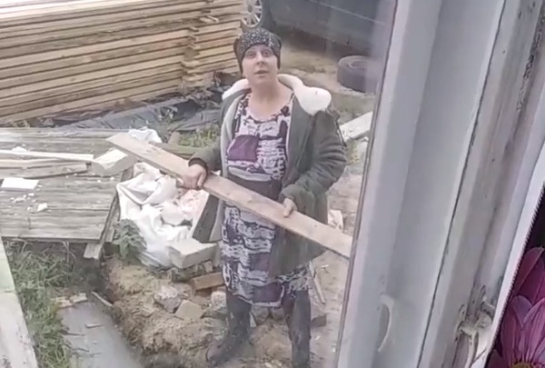 Многодетная мать с бензопилой в Кулебаках ворвалась к соседям и была остановлена полицией
