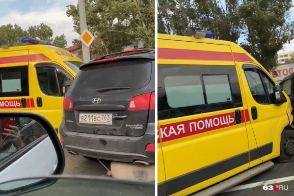 Удар пришелся на сторону водителя Hyundai Удар пришелся на сторону водителя Hyundai