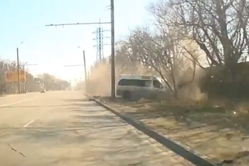 ДТП произошло на улице Героев Танкограда ДТП произошло на улице Героев Танкограда