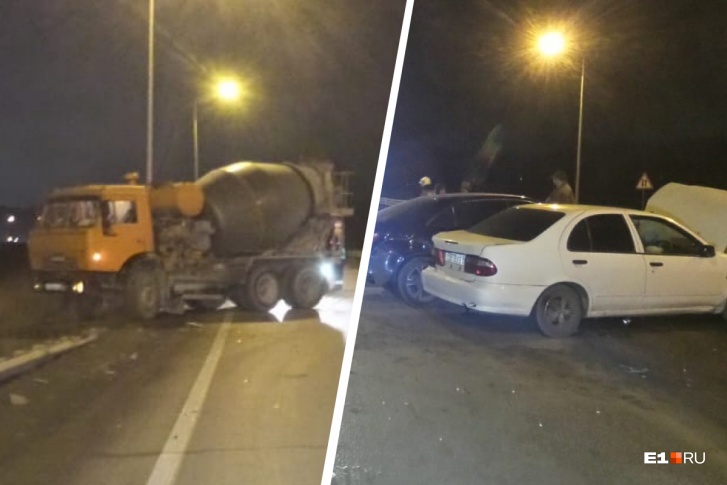 По словам водителя бетономешалки, автомобилистка разогнала Toyota Camry и не заметила разделительное ограждение По словам водителя бетономешалки, автомобилистка разогнала Toyota Camry и не заметила разделительное ограждение