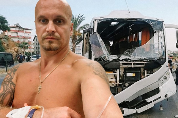 Сергей Кремнев находился в автобусе вместе с семьей в момент ДТП Сергей Кремнев находился в автобусе вместе с семьей в момент ДТП