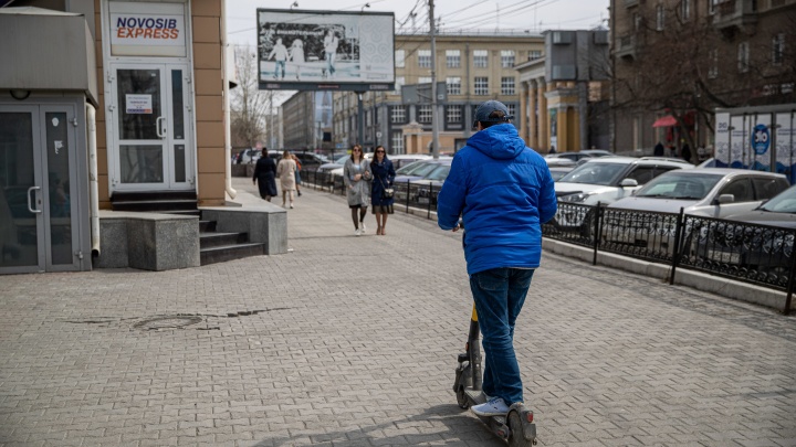 Мэрия может начать изымать электросамокаты с улиц Новосибирска уже 4 мая