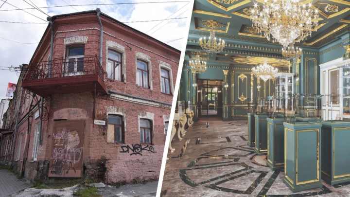 Симановский превратит заброшенный особняк в центре Екатеринбурга в золотой дворец: эскизы проекта