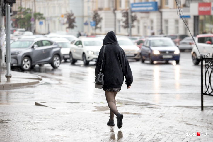 В пятницу в Ростове весь день будет идти сильный дождь