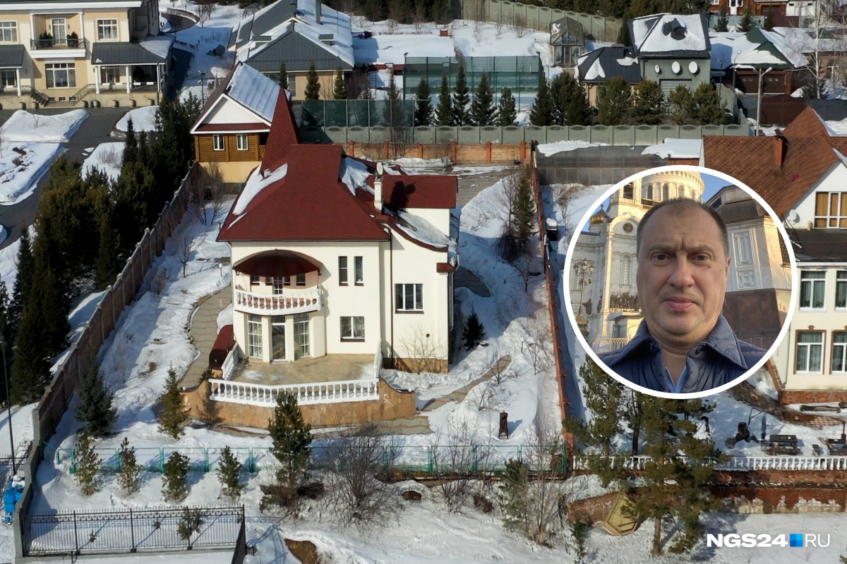 Аккуратный двухэтажный коттедж с мансардой принадлежит экс-чиновнику мэрии Красноярска