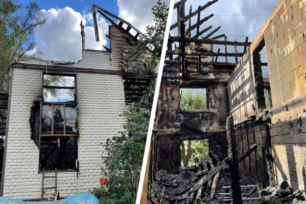 Пожар начался с бани, а потом перекинулся на дом Пожар начался с бани, а потом перекинулся на дом