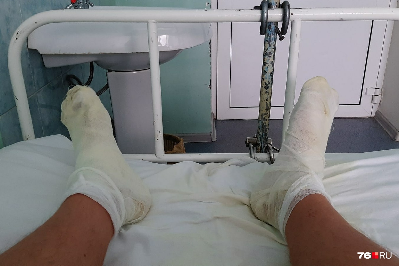 Александр с ожогами ног угодил в больницу имени Пирогова Александр с ожогами ног угодил в больницу имени Пирогова