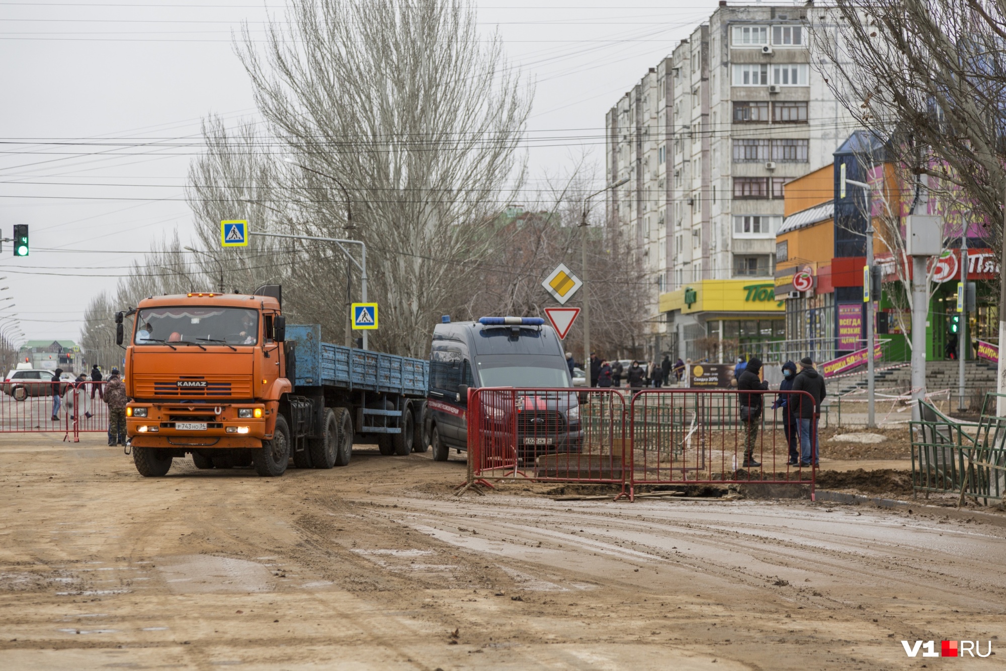 Коммунальная авария в Волжском