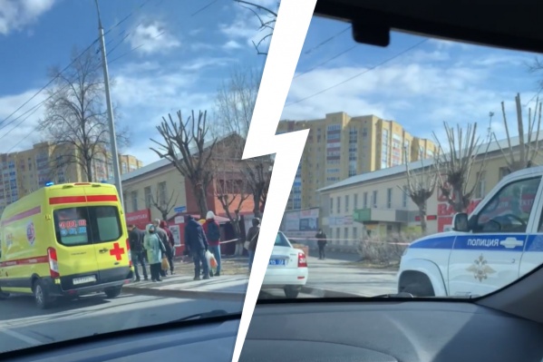 Сотрудников Областной клинической психиатрической больницы вывели на улицу Сотрудников Областной клинической психиатрической больницы вывели на улицу