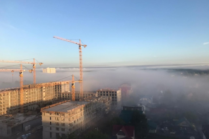 С верхних этажей открывался вот такой вид С верхних этажей открывался вот такой вид