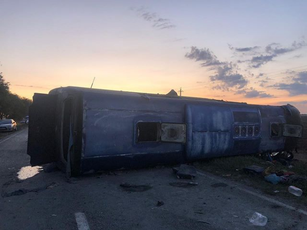 Катастрофа автобуса под Ставрополем