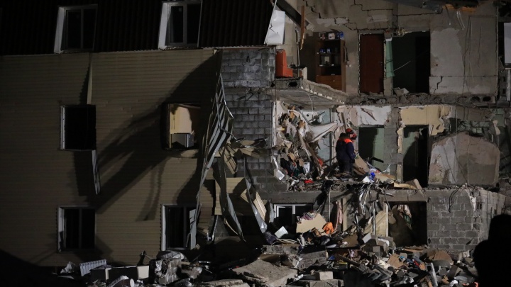 Обрушение дома в Красноярске. Трагедия в 13 снимках