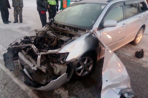 Авария случилась около 9 часов утра Авария случилась около 9 часов утра