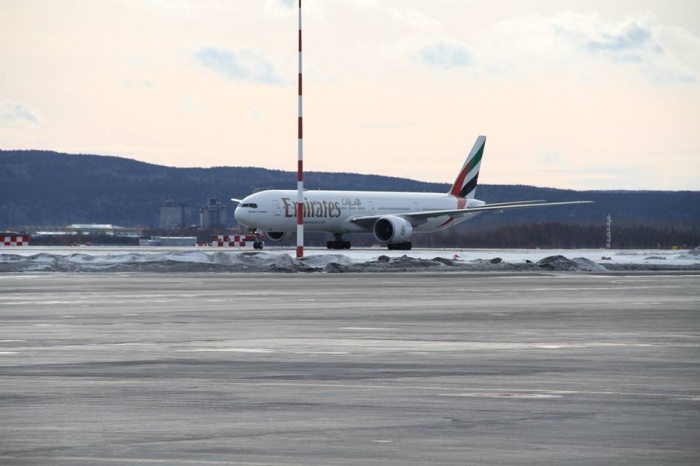 Перед вылетом из Екатеринбурга Boeing дозаправили Перед вылетом из Екатеринбурга Boeing дозаправили