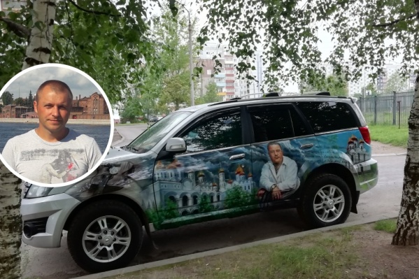 Поначалу была наклейка. А затем — полноценная аэрография Поначалу была наклейка. А затем — полноценная аэрография