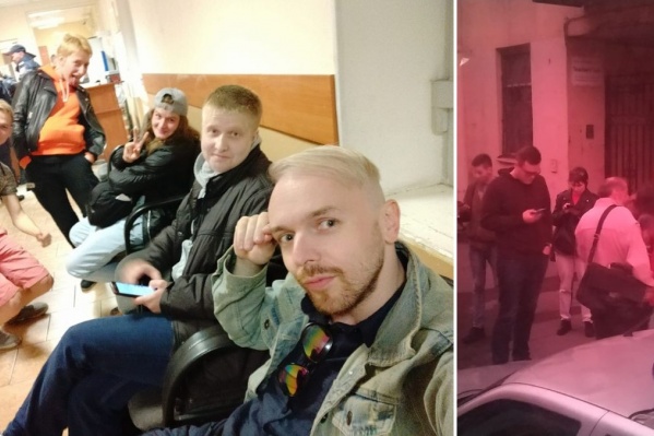 Спустя три часа в автобусе и полчаса в отделении активистов начали опрашивать. До этого участники акции добивались того, чтобы в автобус, где их держали, передали воду, а к ним пустили юриста Спустя три часа в автобусе и полчаса в отделении активистов начали опрашивать. До этого участники акции добивались того, чтобы в автобус, где их держали, передали воду, а к ним пустили юриста