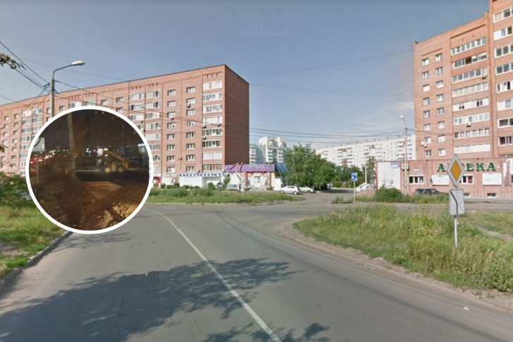 Укладку асфальта в снег заметили на улице Шумяцкого Укладку асфальта в снег заметили на улице Шумяцкого