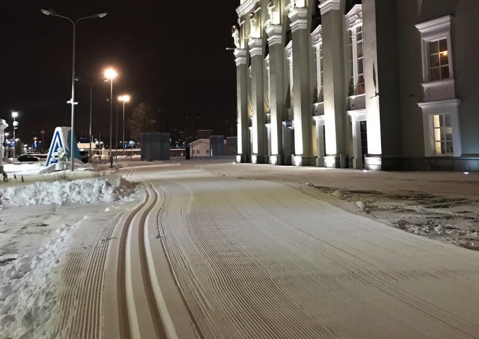 Так выглядит лыжная трасса Так выглядит лыжная трасса