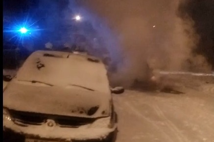 Пожар произошел около 4 утра Пожар произошел около 4 утра