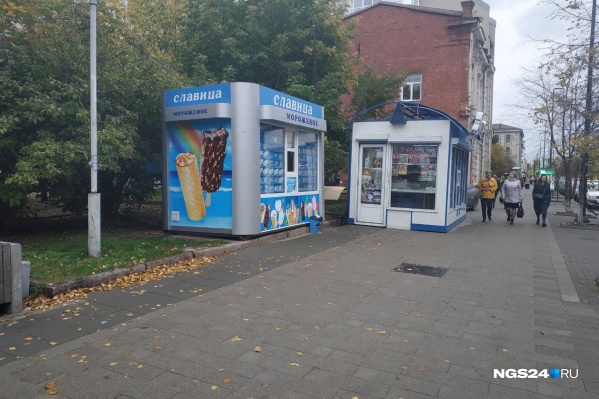 Ларьки в центре избежали массового летнего сноса Ларьки в центре избежали массового летнего сноса