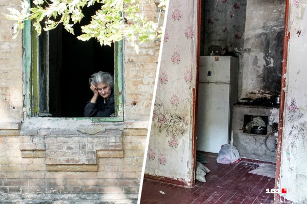 Женщина живет в этом доме уже 46 лет Женщина живет в этом доме уже 46 лет