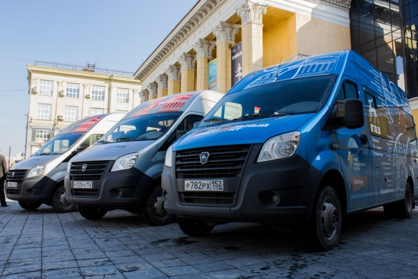 Автоколонна «Тотального путешествия» состоит из трёх «Газелей Next» Автоколонна «Тотального путешествия» состоит из трёх «Газелей Next»