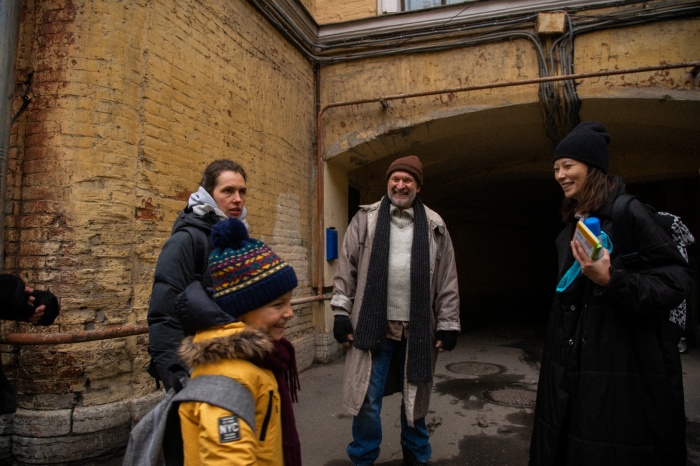 Новогоднюю сказку снимали этой осенью в Санкт-Петербурге Новогоднюю сказку снимали этой осенью в Санкт-Петербурге