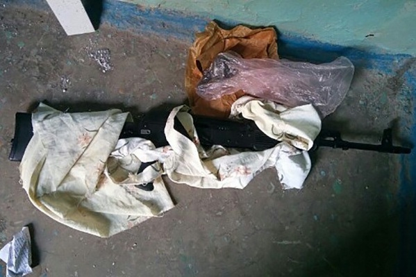 Ружье лежало на первом этаже в подъезде Ружье лежало на первом этаже в подъезде