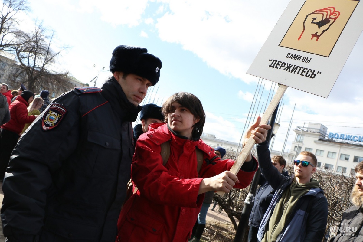 Полиция просит нижегородцев не ходить на митинг Навального