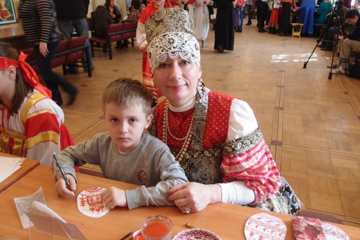 Алла Архипова со своим маленьким учеником Алла Архипова со своим маленьким учеником