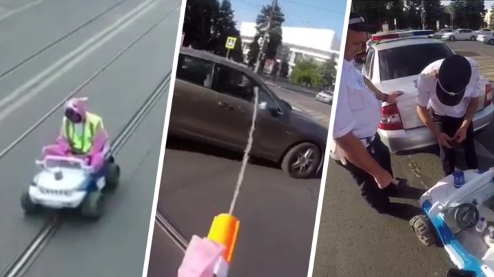 В Ростове пранкера оштрафовали за то, что он изображал регулировщика в костюме розового кролика