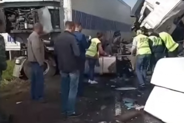 В аварии Пострадали более 30 человек В аварии Пострадали более 30 человек
