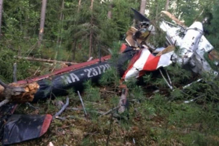 Вертолет разбился 22 июня в семи километрах от Лангепаса