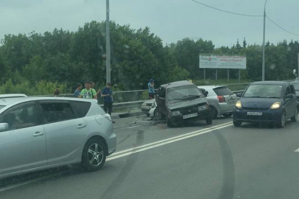 Авария произошла в районе «Вшивой горки» Авария произошла в районе «Вшивой горки»