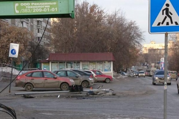 Ночью в этом месте случилось ДТП Ночью в этом месте случилось ДТП